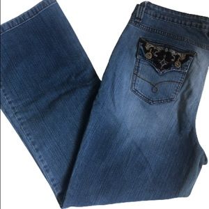 No Boundaries Wide Leg Stretch Jeans 20W